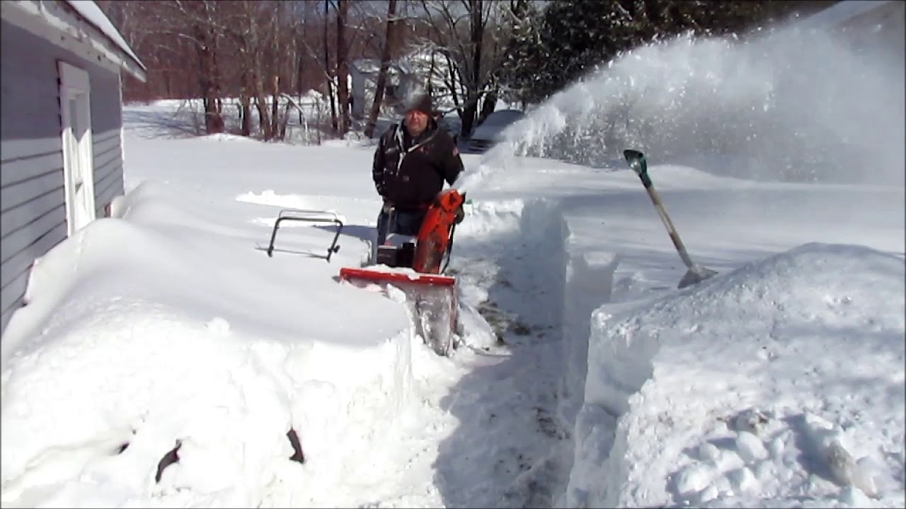 Pushing My Old Ariens St-828 to the Limit