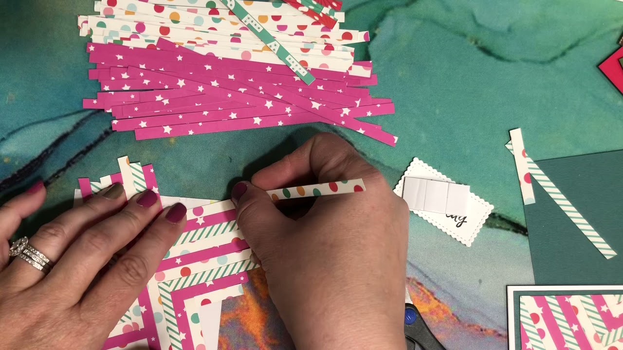 Ten Minute Tuesday 09 - Herringbone Card