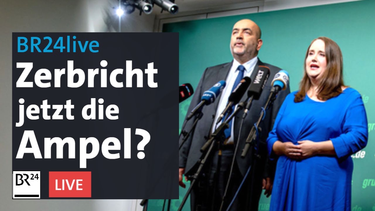 Rücktritt des Grünen-Vorstands: Zerbricht jetzt die Ampel? | BR24live