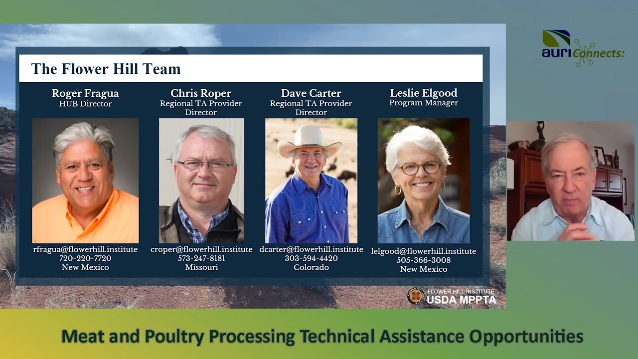 Meat and Poultry Processing Technical Assistance Opportunities (Webinar)