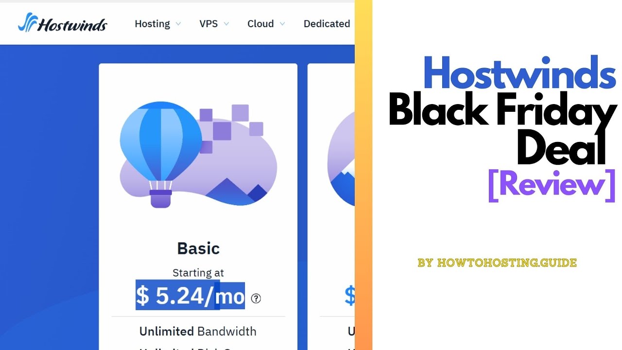 Hostwinds Black Friday Deals Review ($ 5.24/mo) - Is It Good?
