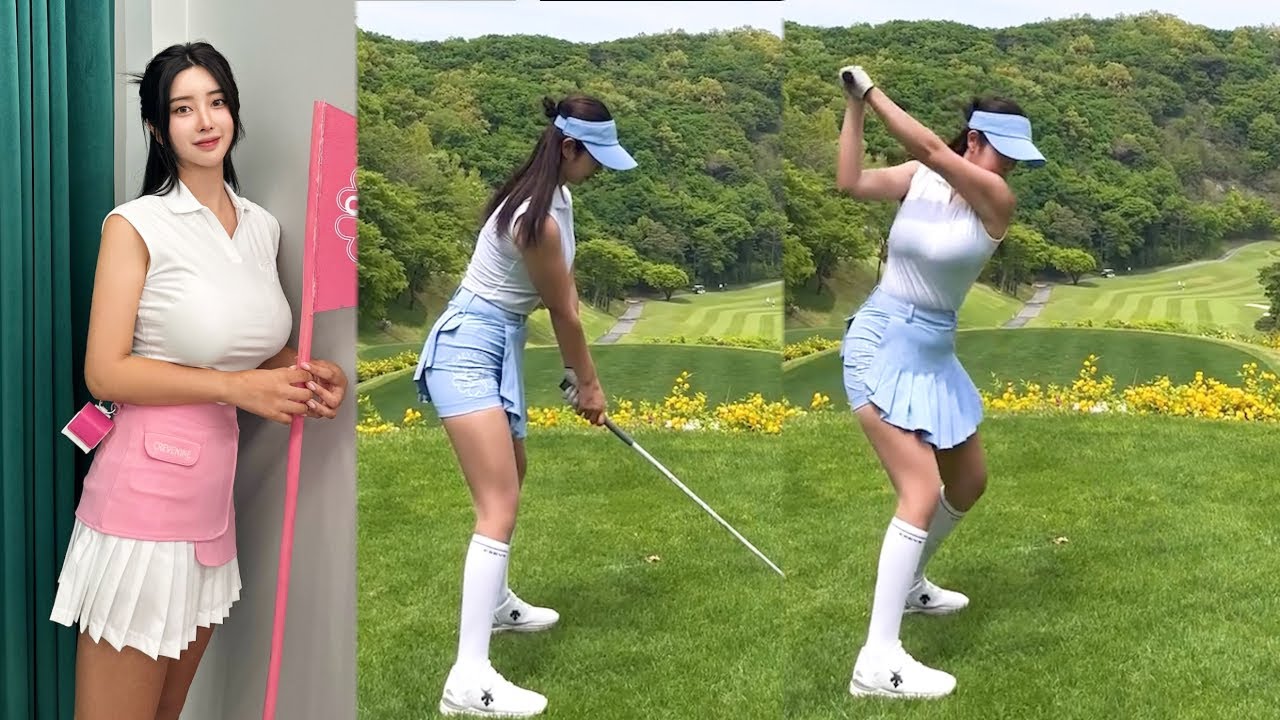 아이돌같은 KLPGA 김동휘 프로의 퍼펙트 골프스윙!