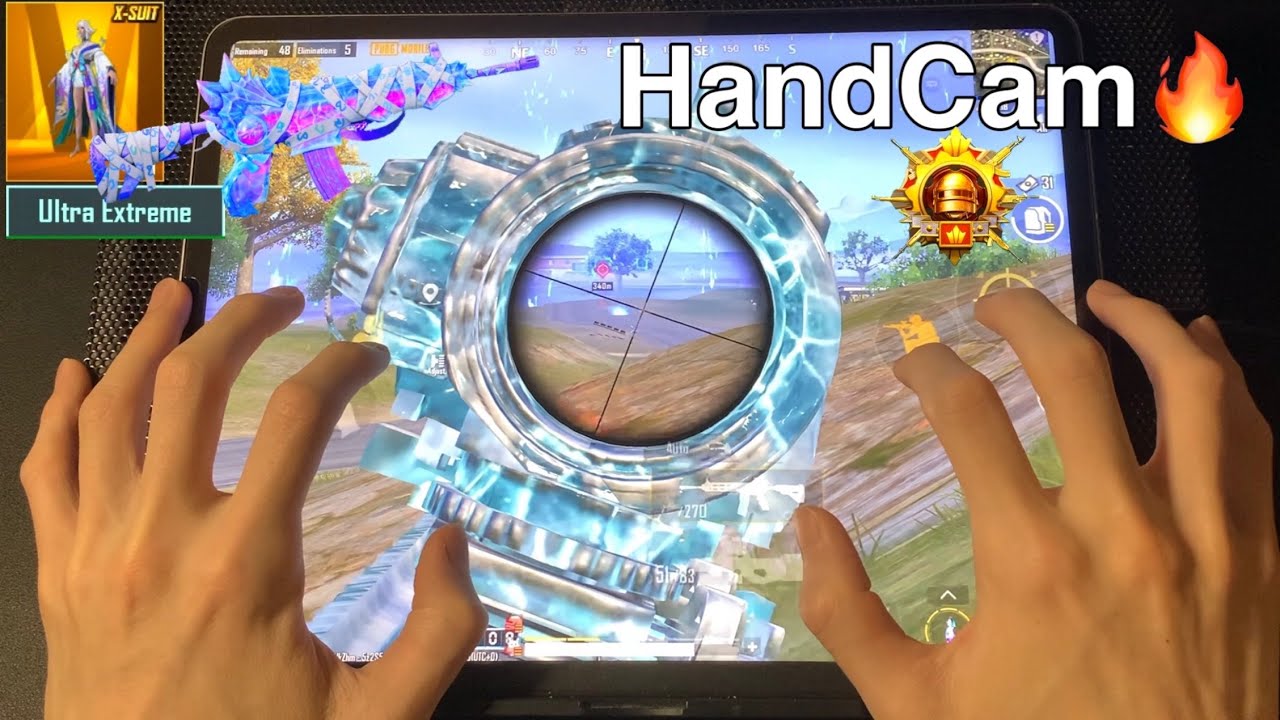 Ultimate 100+ KILLS😍6Finger HANDCAM iPad Pro 12.9 【BGMI】 #bgmi #bgmilive #bgmihighlights