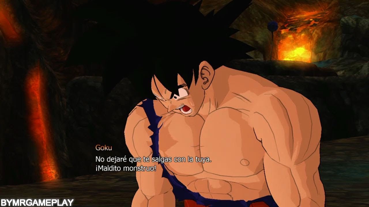 Dragon Ball: Raging Blast  | Saga de Freezer | Goku se transforma en Super Saiyajin #18