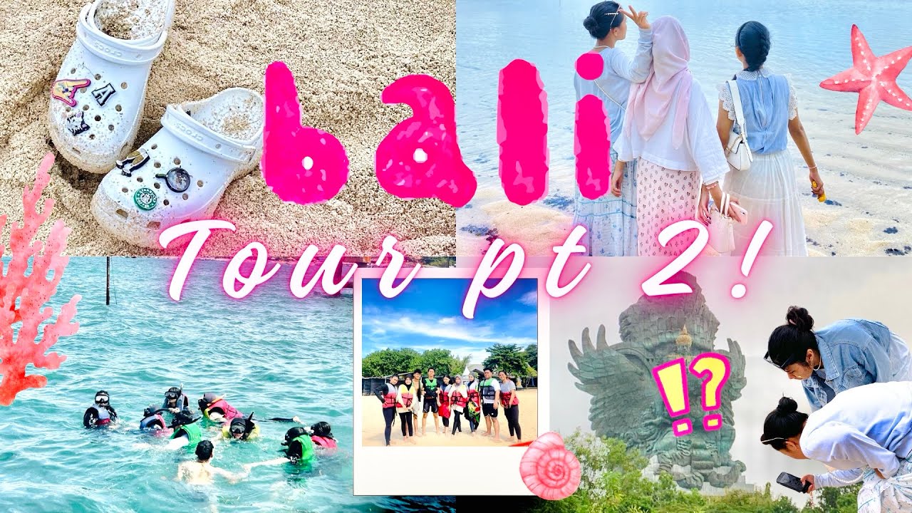#VLOG || BALI STUDY TOUR! part-2 🌊|| Snorekling Tanjung Benoa,Melasti Beach,GWK,Romantic Dinner⭐️🥽🐢