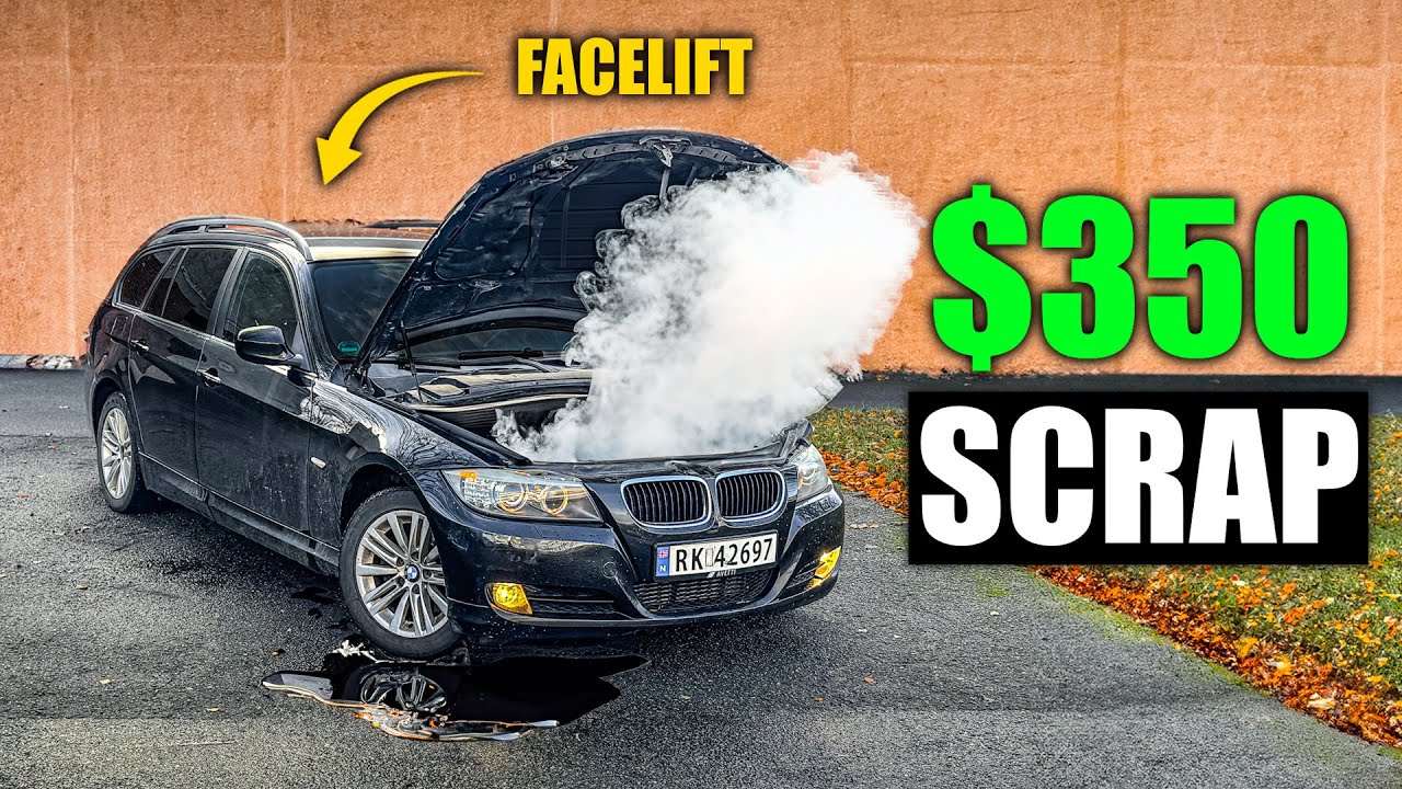I repaired the cheapest BMW E91 in the world.