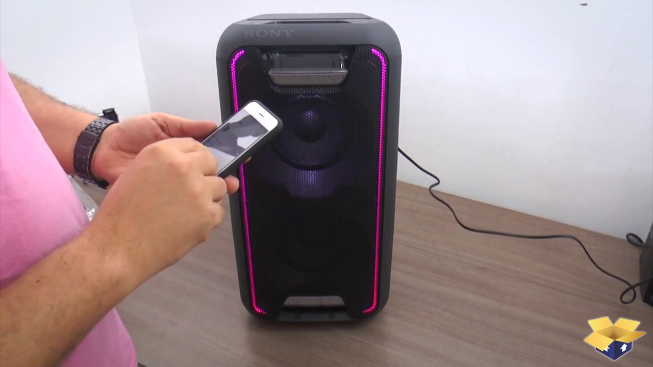 Caixa Sony TK XB5 - Unboxing