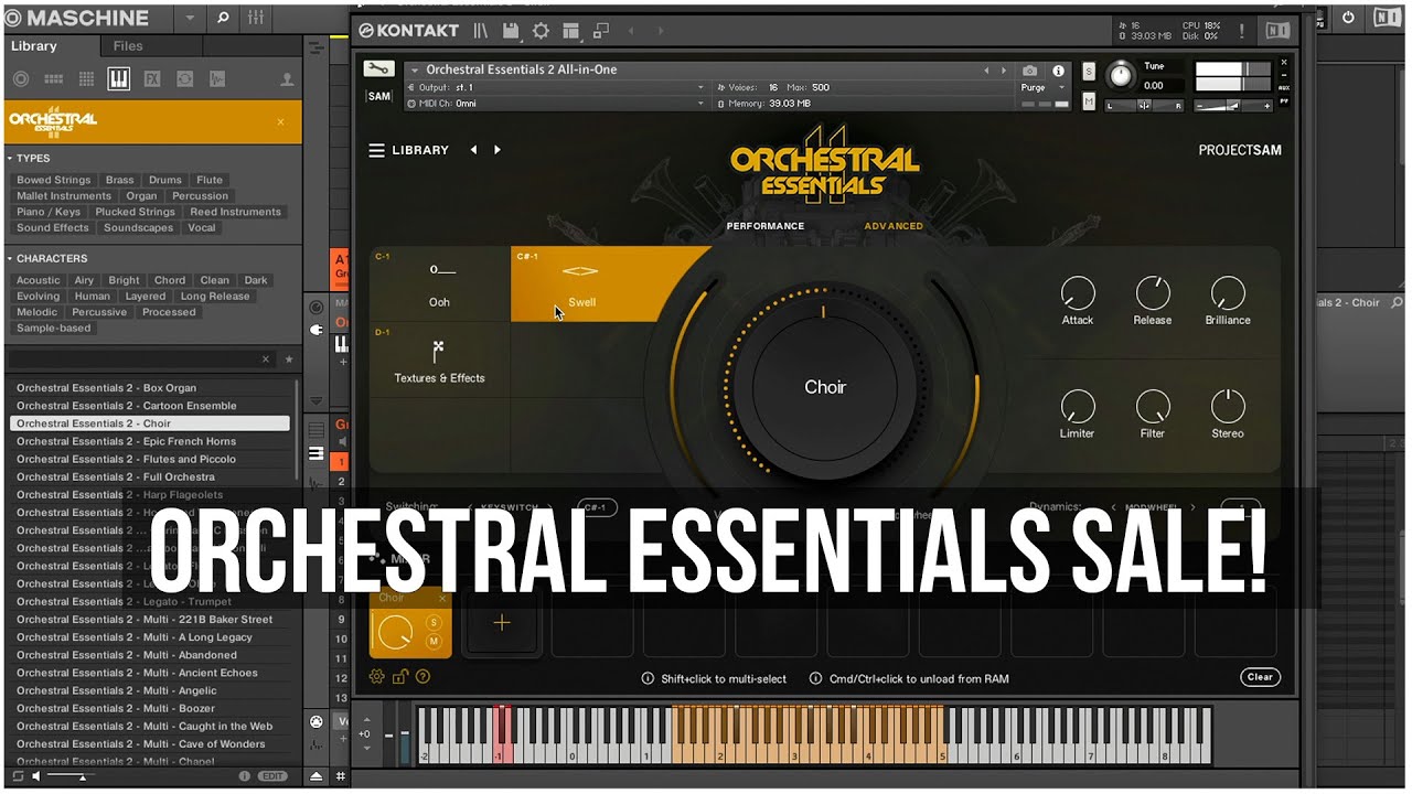 Project Sam x NI Orchestral Essentials 1 & 2 Sale! These Sounds Are 🔥!