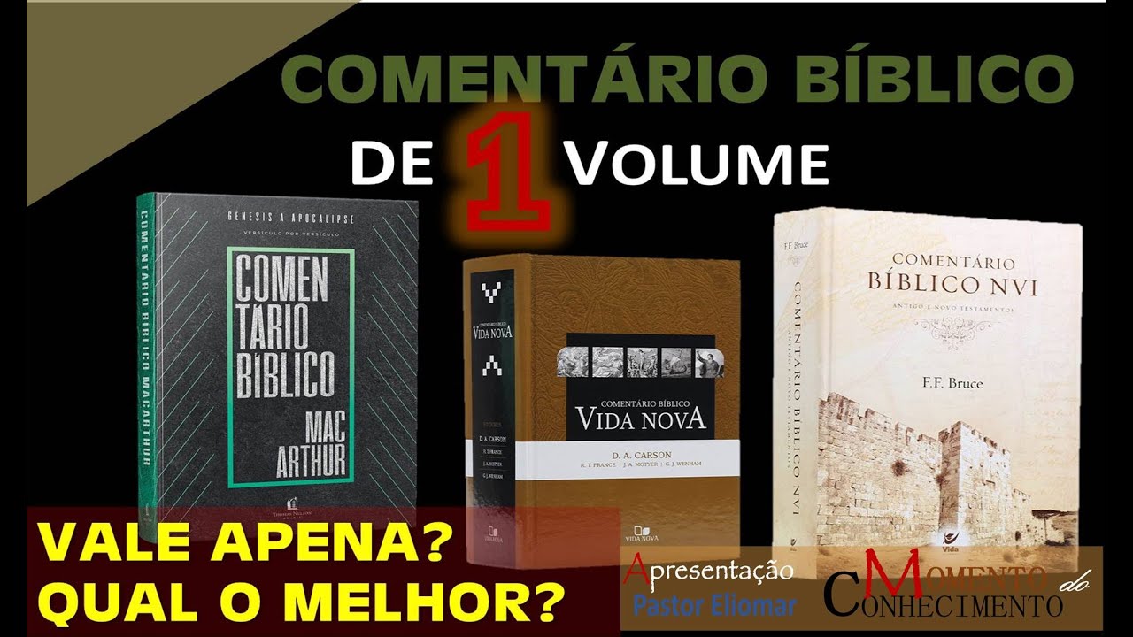 Comentário Bíblico de 1 Volume Comparação PART 1
