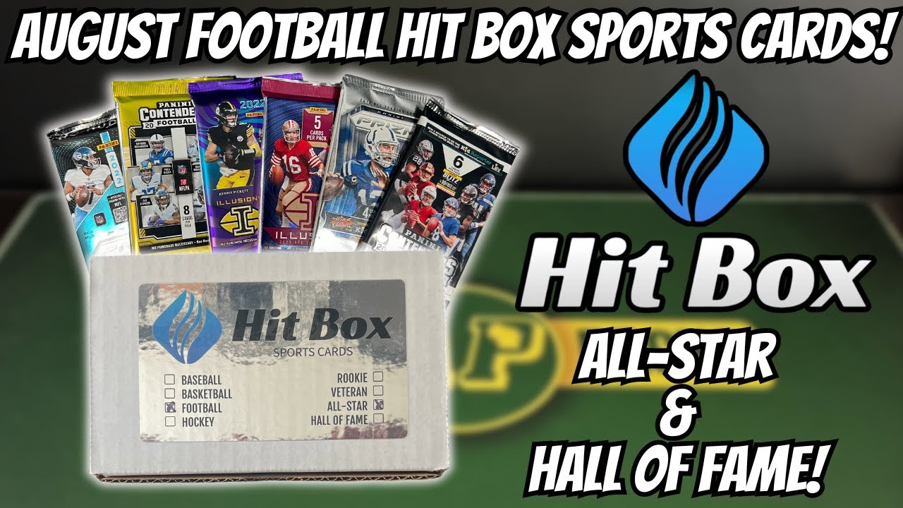 Opening The August Hit Box All-Star & Hall of Fame Football Boxes!