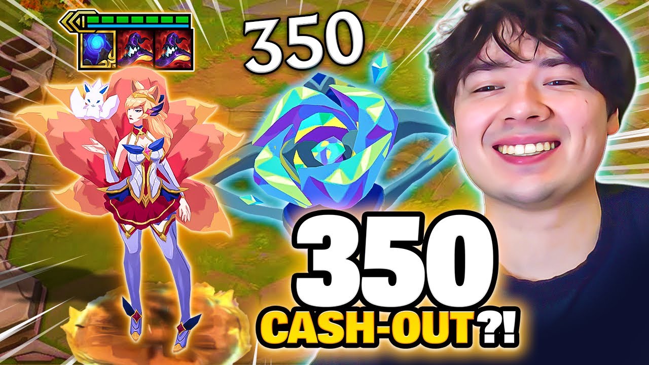 I Cashed Out 350 Stacks Of Crystal Gambit And Then Built This RADIANT Ahri! I Set 15 TFT