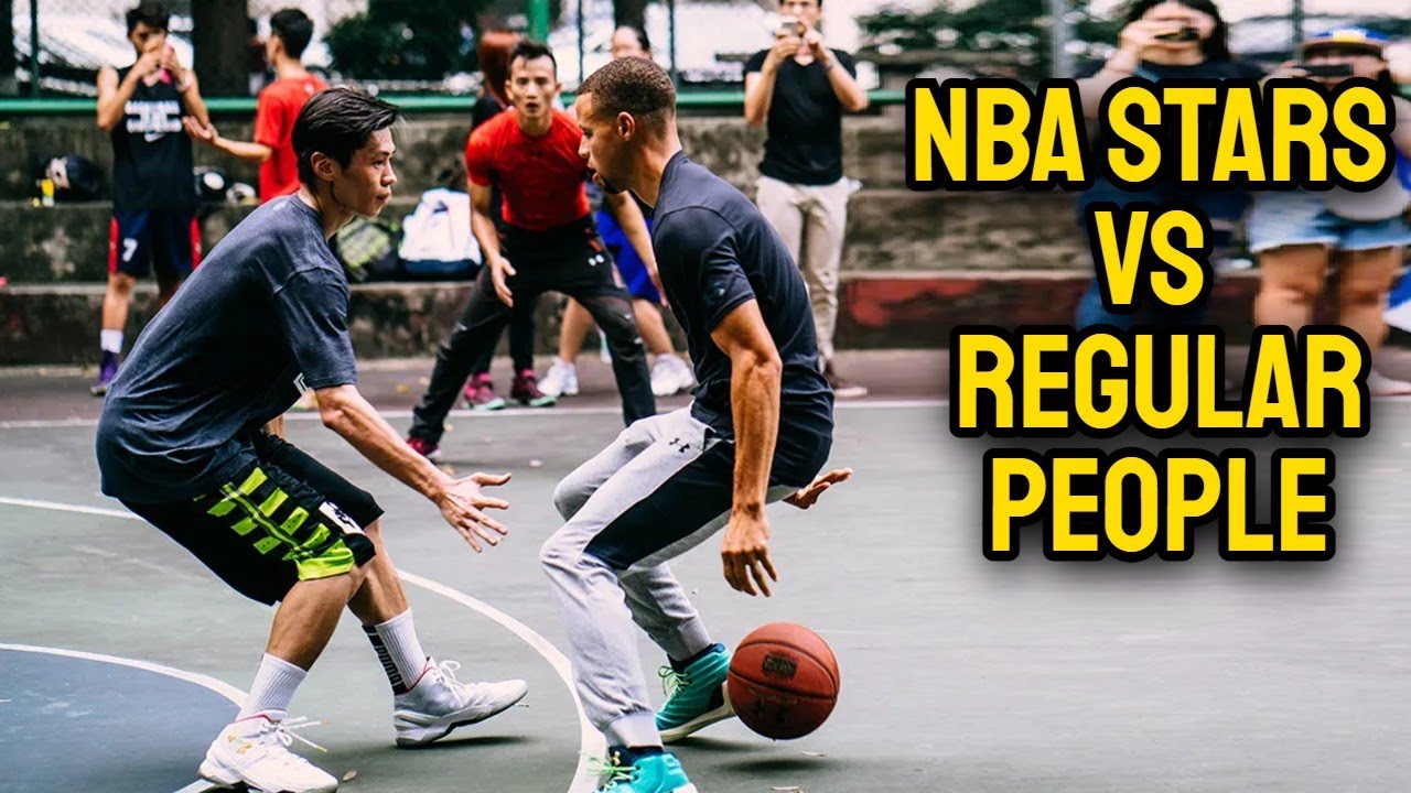 NBA Stars vs Regular People - Mix 2025