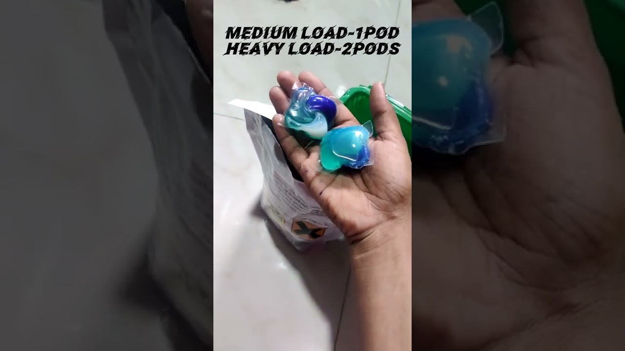 How to use Ariel Matic 4 in 1 pods