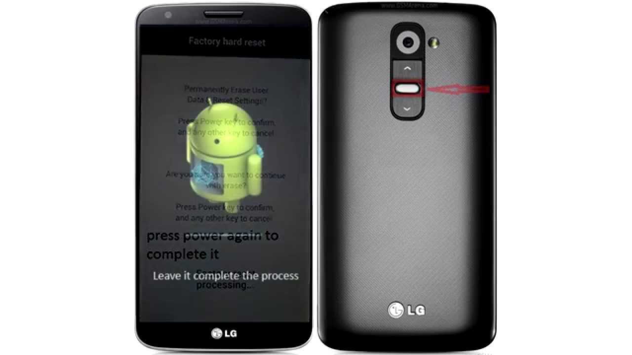 Hard Reset Factory Reset LG G2