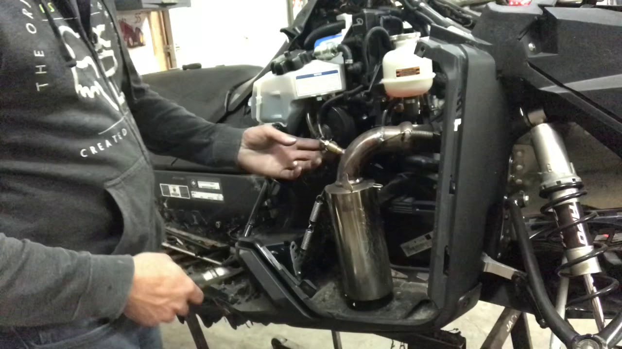 SKI-DOO CHAINCASE OIL REPLACEMENT AND CHAIN ADJUSTMENT