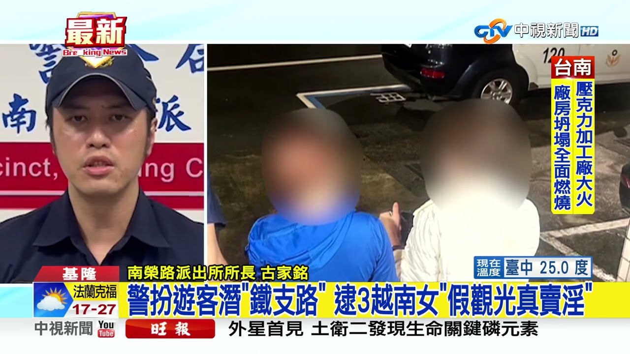 警扮遊客潛