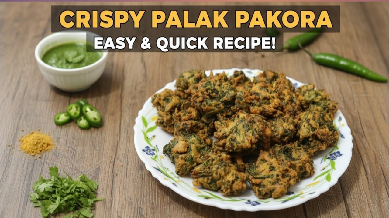 पालक के पकोड़े बनाने का सही तरीका | Palak Pakoda Recipe | Aloo Palak Pakoda | #palakpakodi 