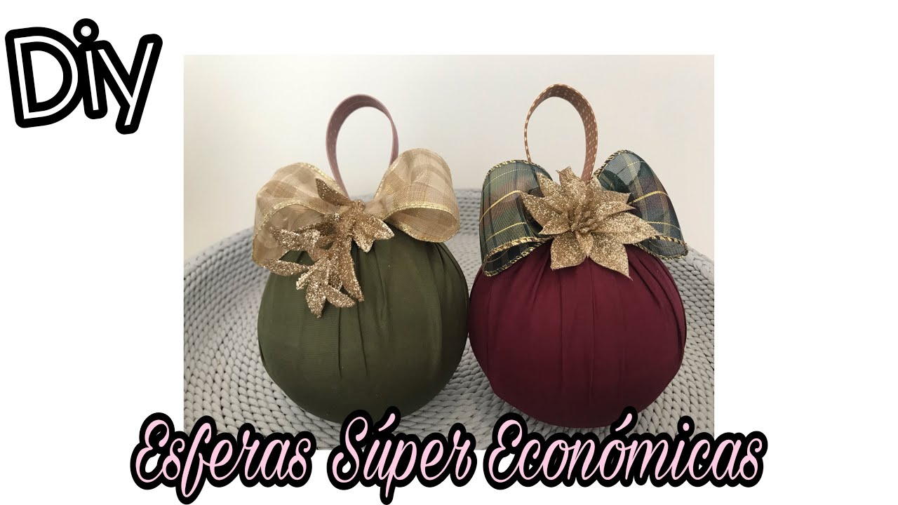 DIY COMO HACER ESFERAS SUPER ECONÓMICAS! Y FÁCIL😍🤩🎄