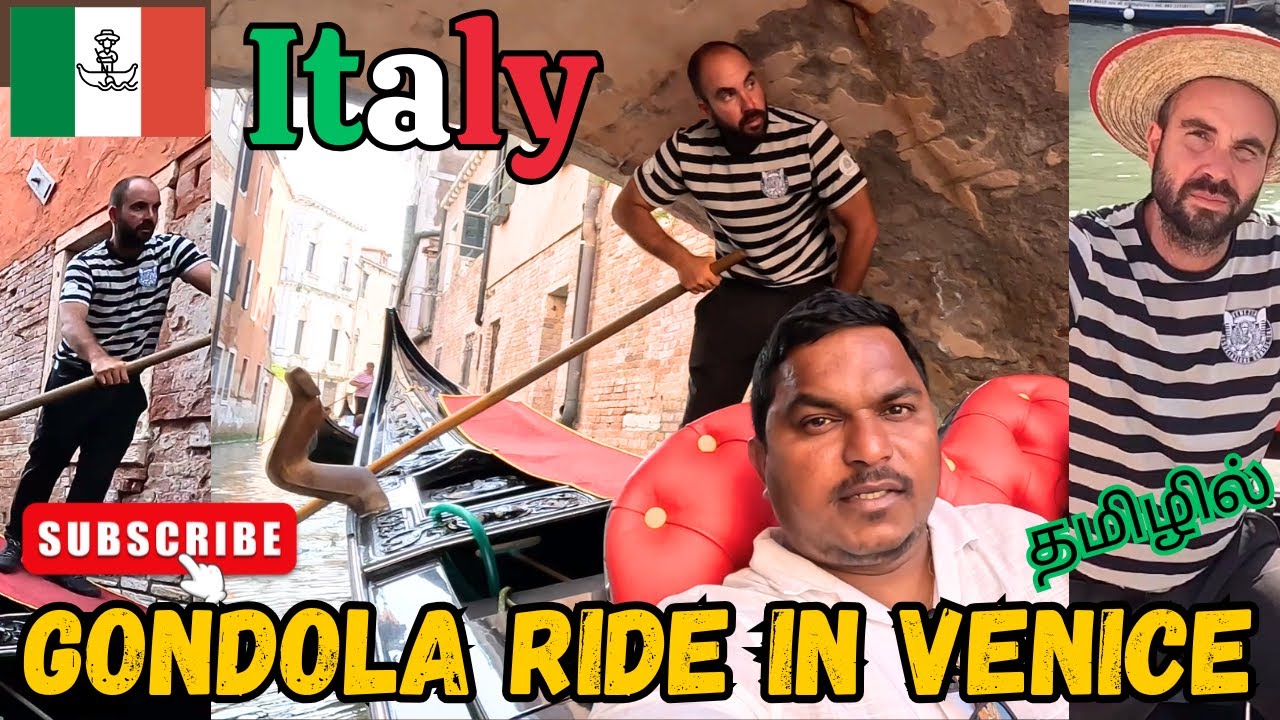 Magical Gondola Ride Venice Canals |  ITALY 🇮🇹 | Tamil Vlog