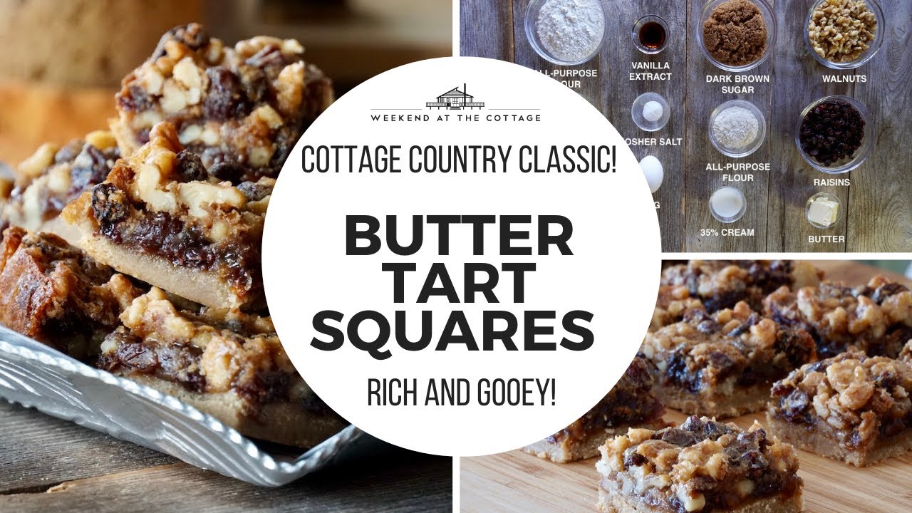 The best BUTTER TART SQUARES | Sweet & Easy!