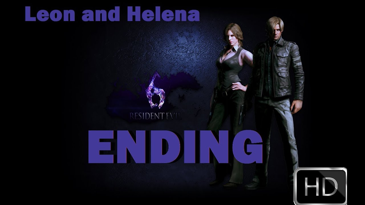 Resident Evil 6 Leon Final Boss Fight & Ending + Epilogue [1080p]