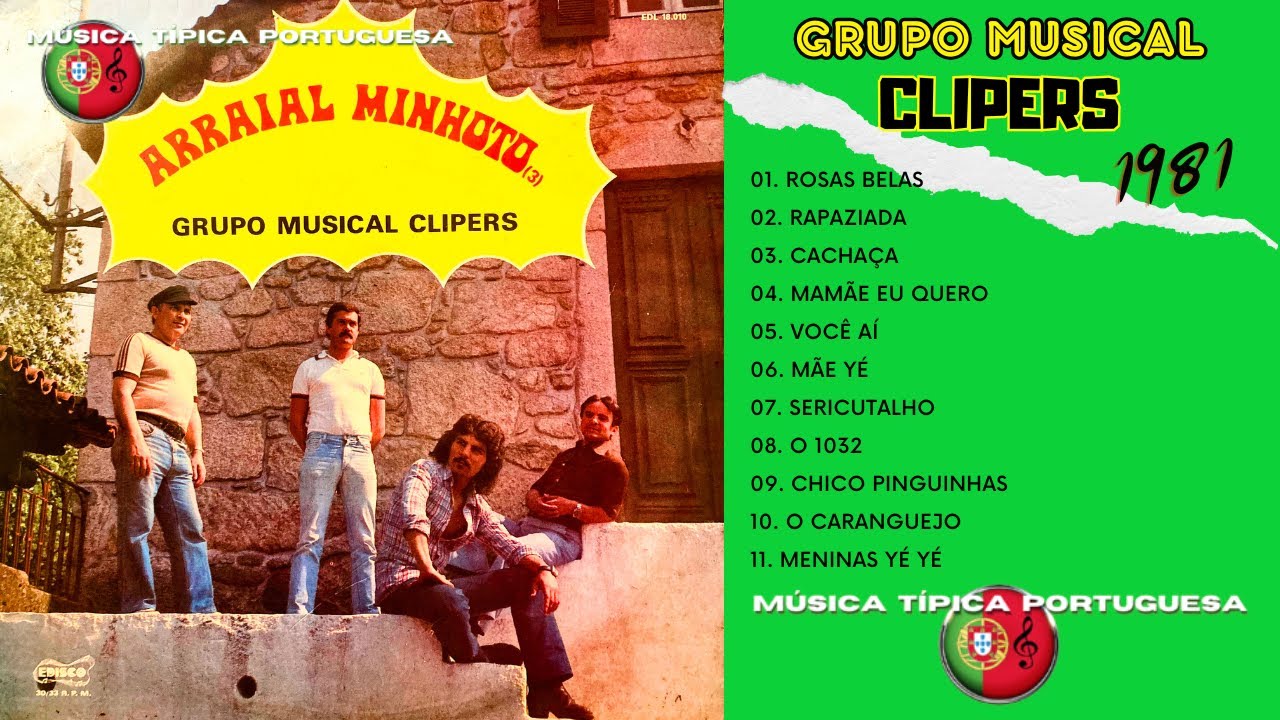 Grupo musical CLIPERS - Arraial Minhoto 1981 | Rapsódia e Músicas de Baile Tradicionais