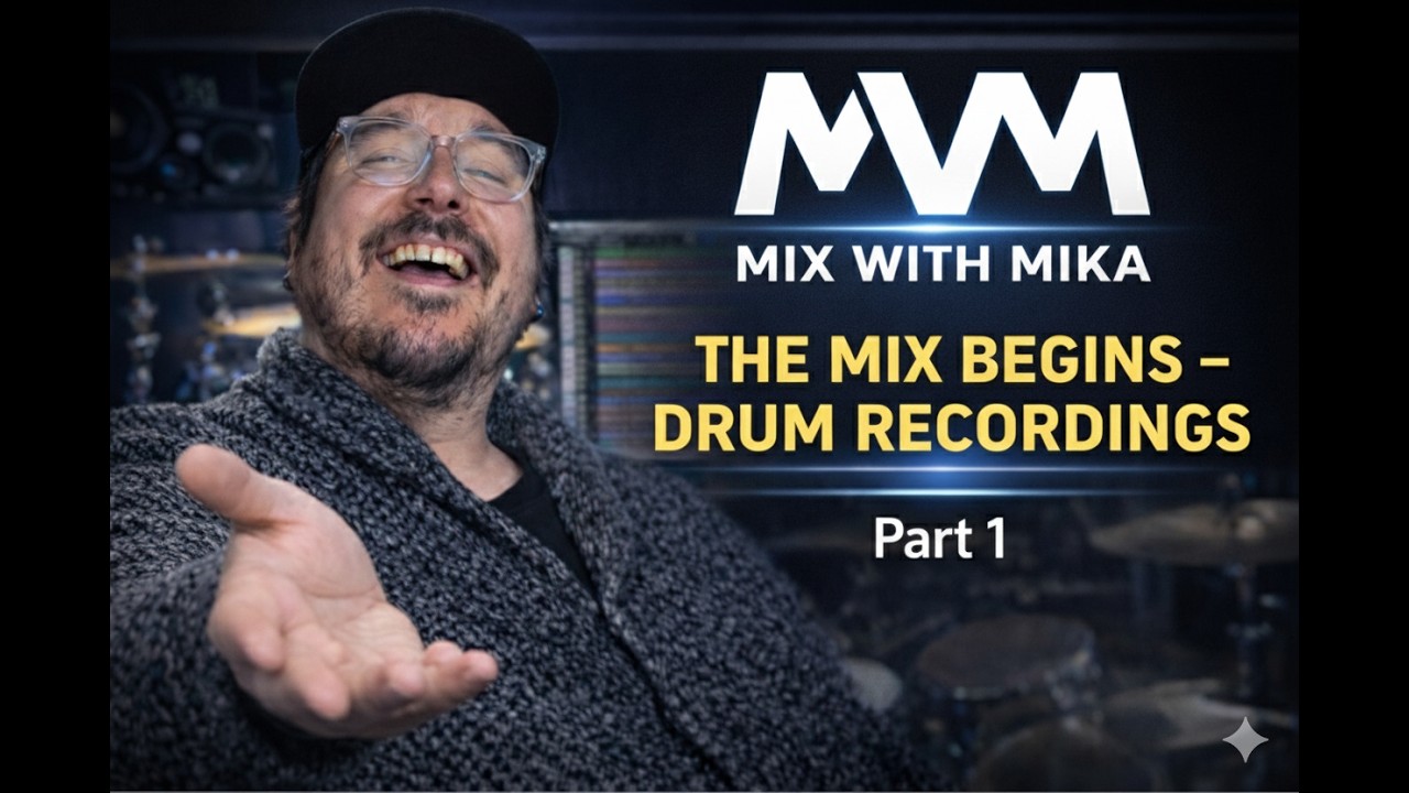 Mix With Mika - The Mix Begins – Drum Recordings, Part 1