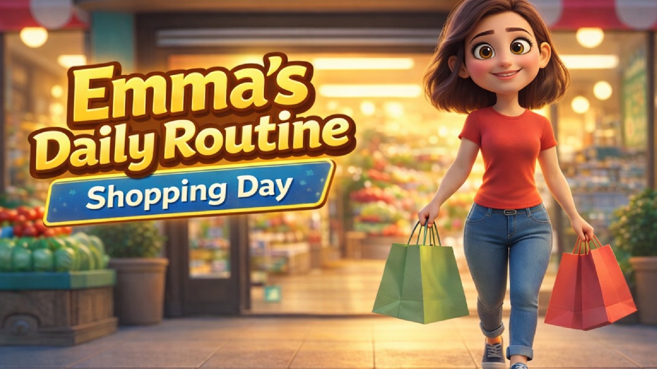 A Day of Shopping | Easy English Listening Practice (A2)