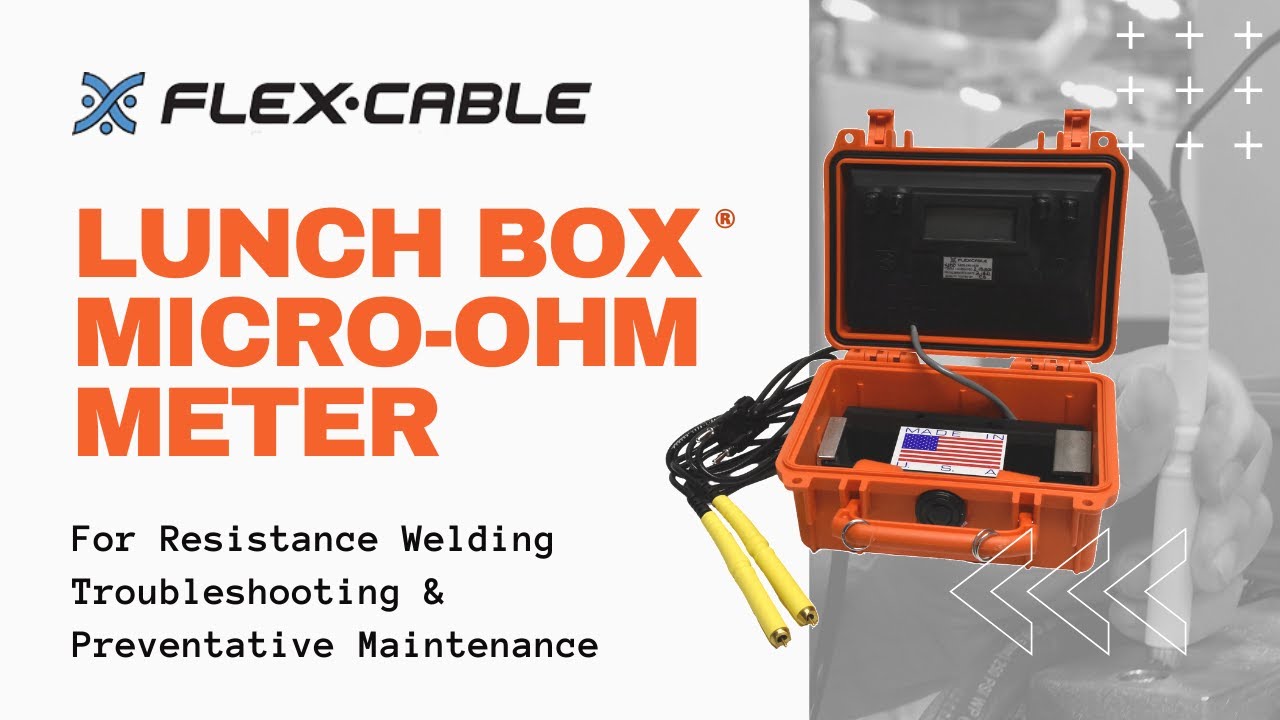 FlexCable Lunch Box Micro-Ohm Meter - Overview & Demonstration - Resistance Welding Troubleshooting