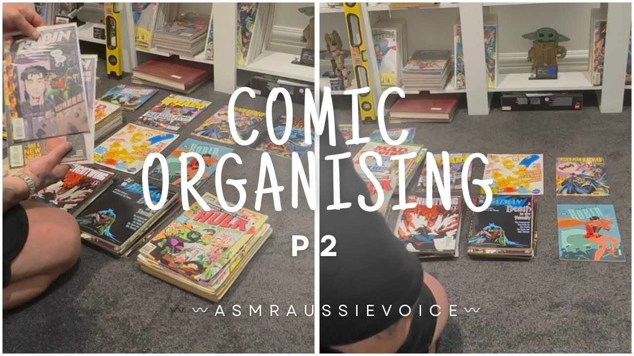 ASMR 💤 ~ Comic Organising - P2! 💥