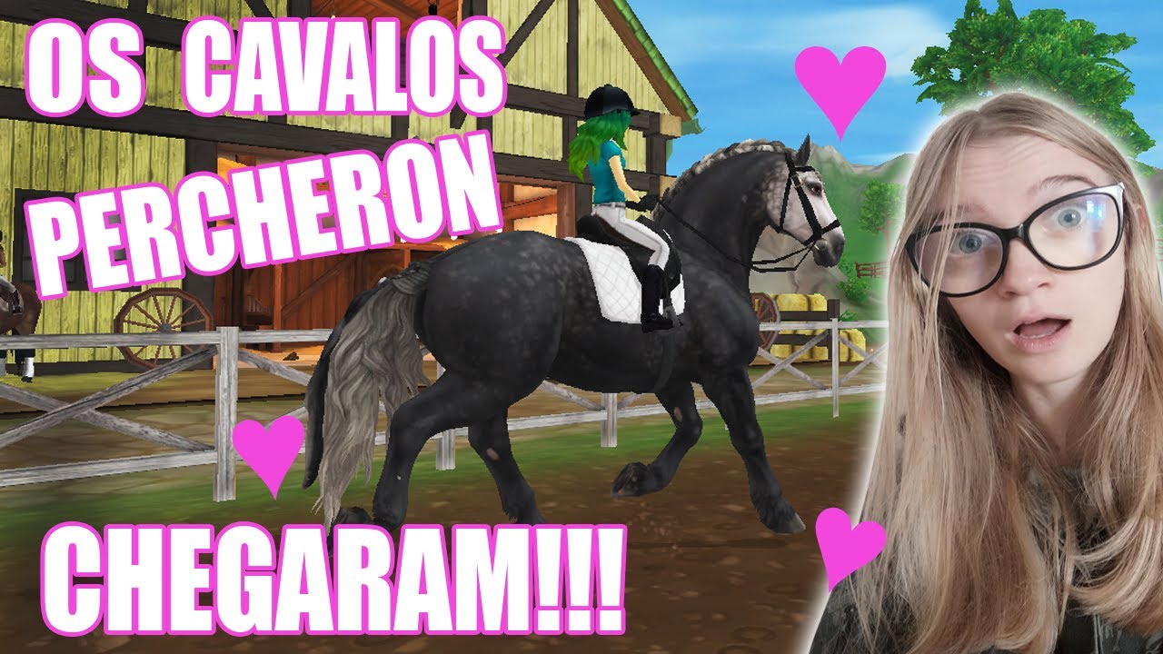 🔴 Os cavalos Percheron chegaram ao starstable ❤️🐴