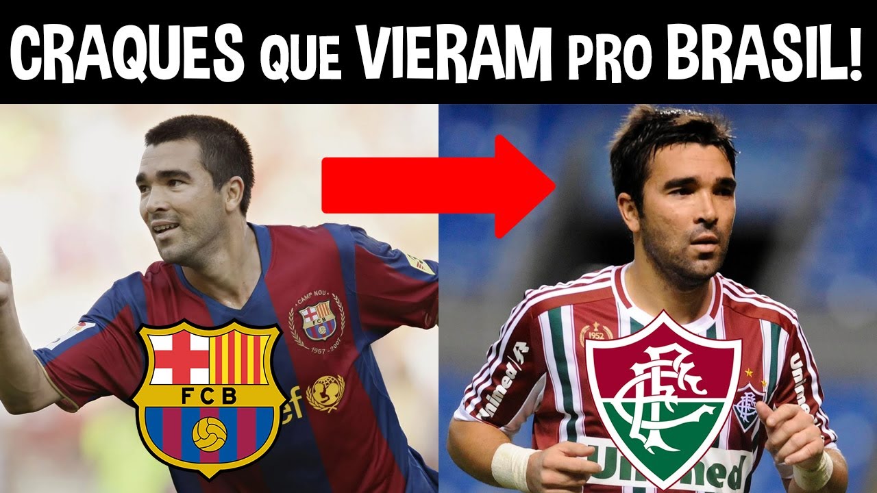 CRAQUES na EUROPA que VIERAM PRO BRASIL!