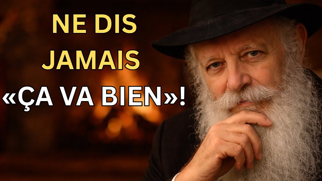 Si on te demande «Comment vas-tu?», NE RÉPONDS PAS — Cela vole ton énergie | Sagesse juive