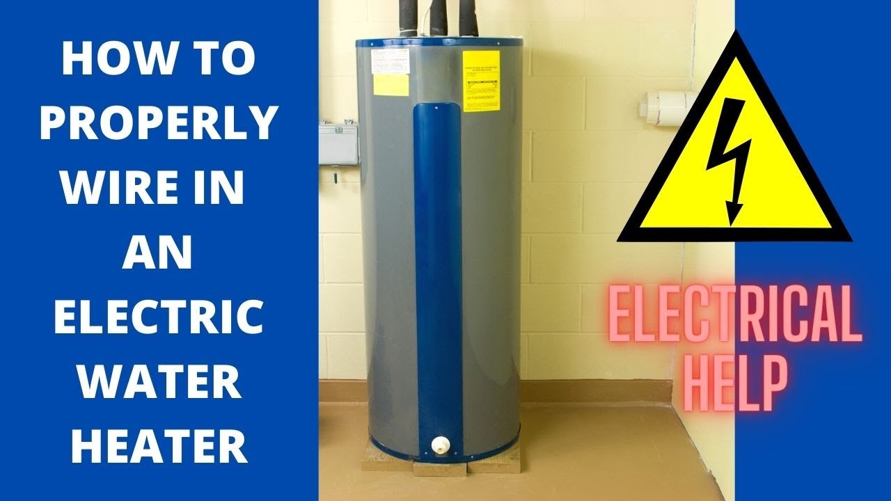 How To Wire A Water Heater To A Disconnect Box