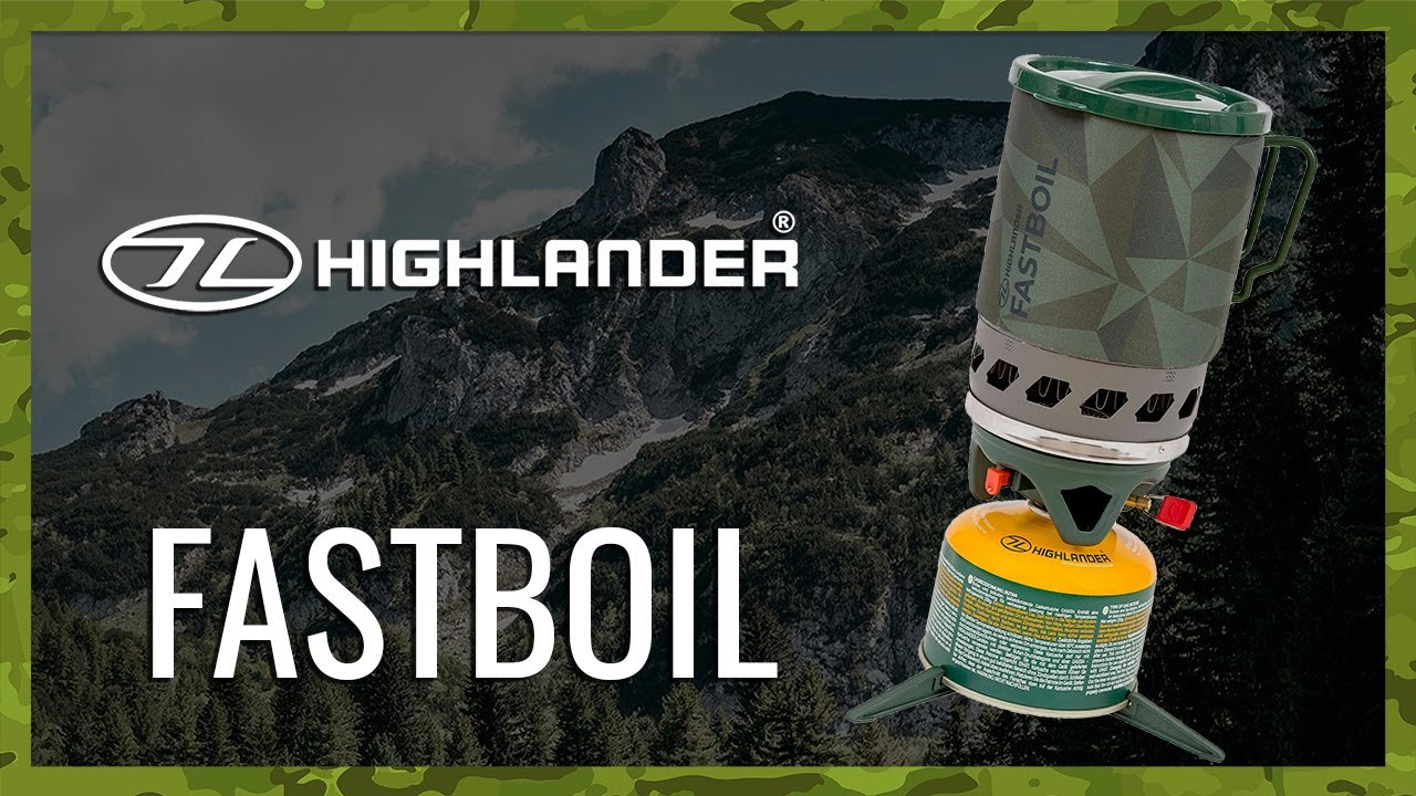 Plynový vařič HIGHLANDER FASTBOIL - Military Range