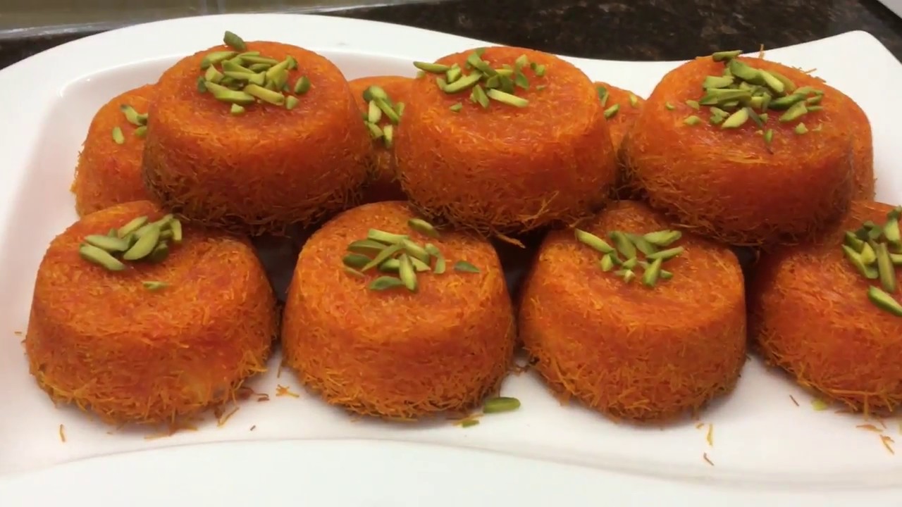 كنافة كب سهلة وحلوه ولذيذة لذاااذة