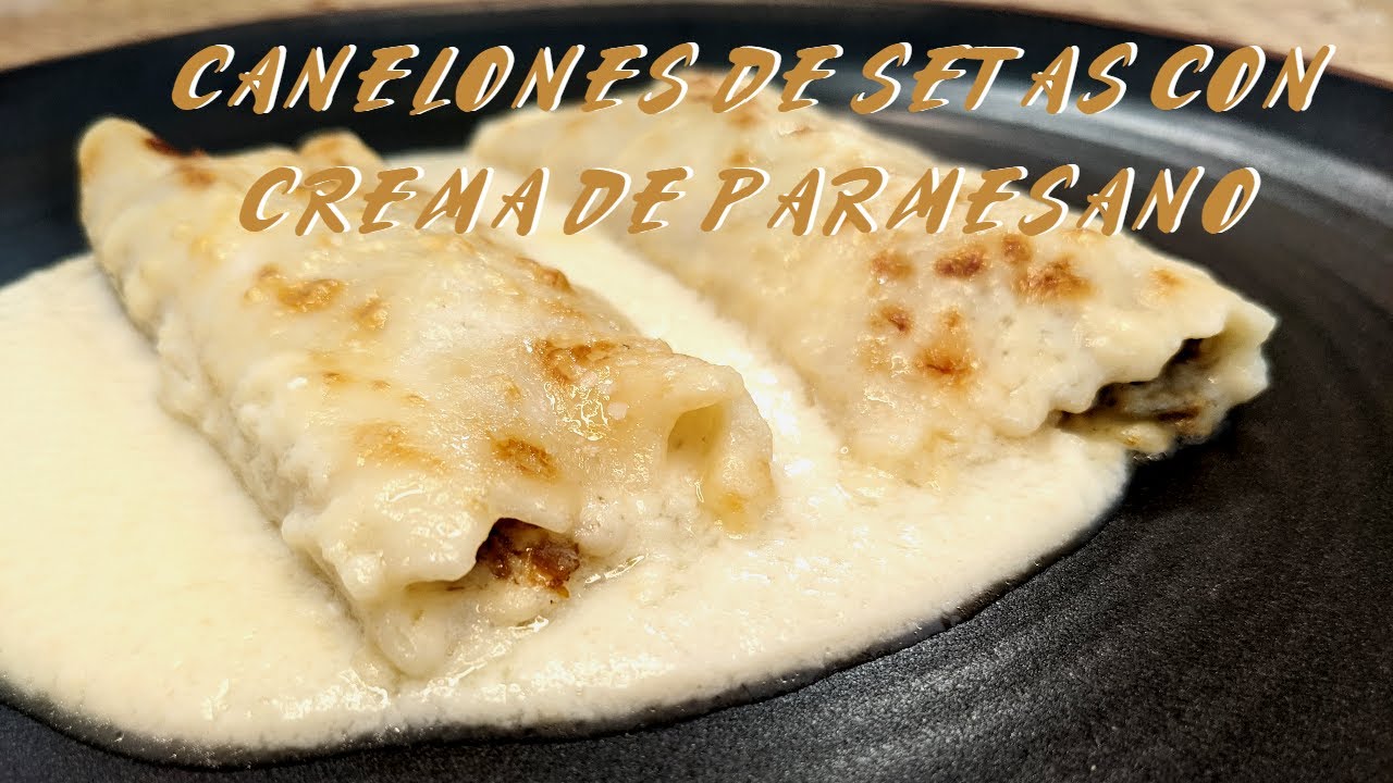 🍄 Receta de CANELONES con SETAS | CANELONES VEGETARIANOS Gourmet