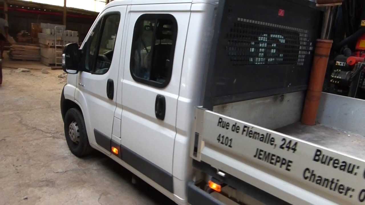 Camionnette double cabine et benne fixe CITROEN Jumper