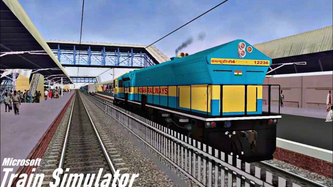 KZJ WDG4 SHUNTING AHMEDABAD - KEVADIYA JAN SHATABDI EXPRESS | TRAIN SIMULATOR | MSTS |