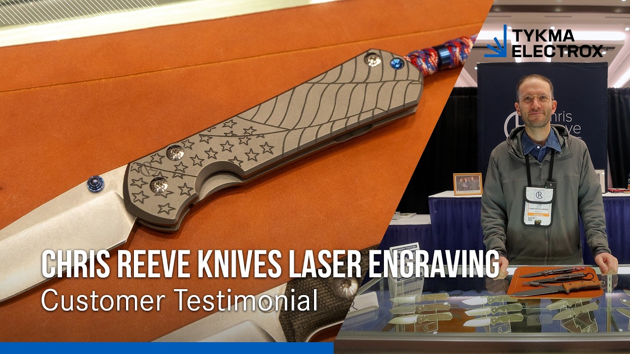 Laser Engraving Knives in Production | Chris Reeve Knives Testimonial