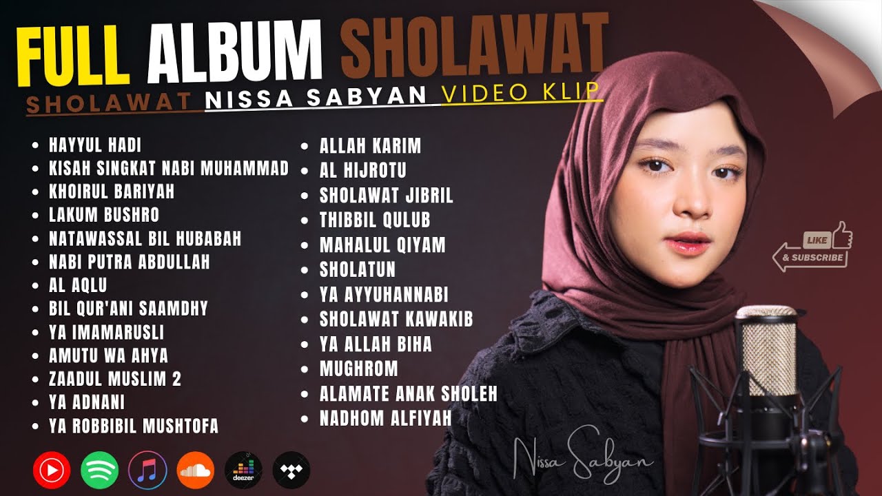 FULL ALBUM Sholawat: Nissa Sabyan Hits Terbaru & Terlengkap