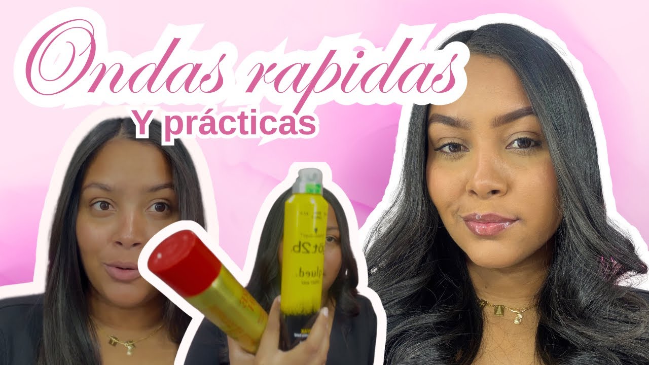 ONDAS RÁPIDAS Y PRÁCTICAS | PRODUCTOS PARA ONDAS | ONDAS CON ONDULADORA 💖🩷✨