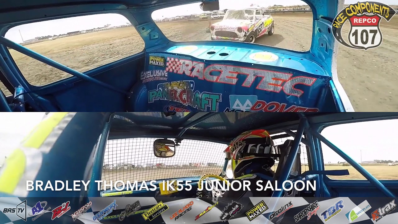 Bradley Thomas IK55 Junior Saloon 2018 BAS round 3 Scunthorpe - Front and Rear View