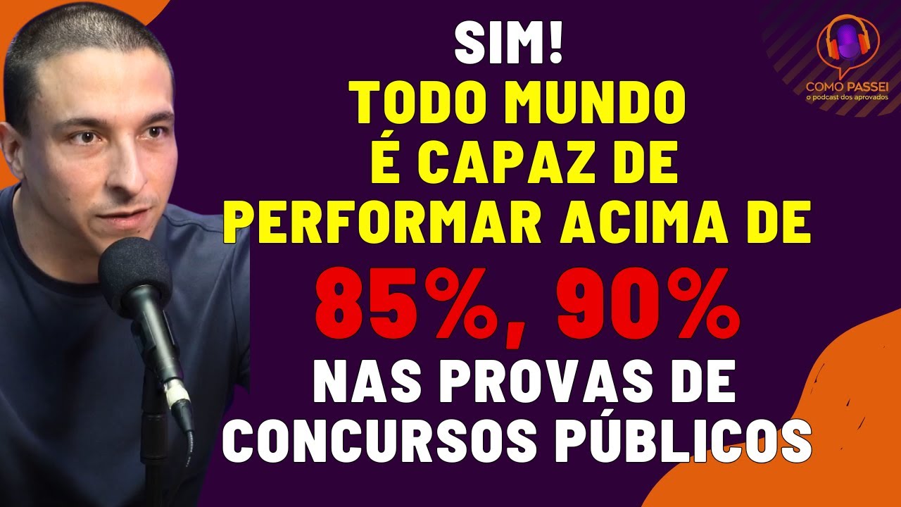 Como Alcançar 90% de Acertos nas Provas de Concursos Públicos?