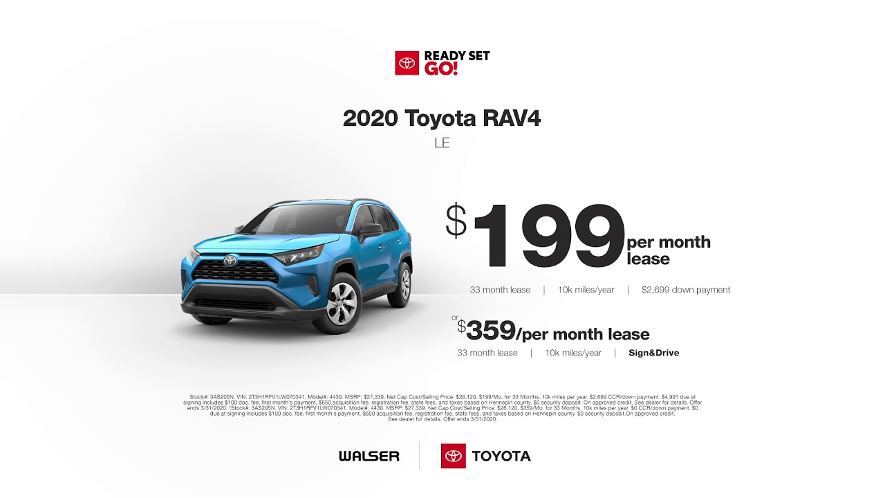 READY SET GO| March Specials | Walser Toyota