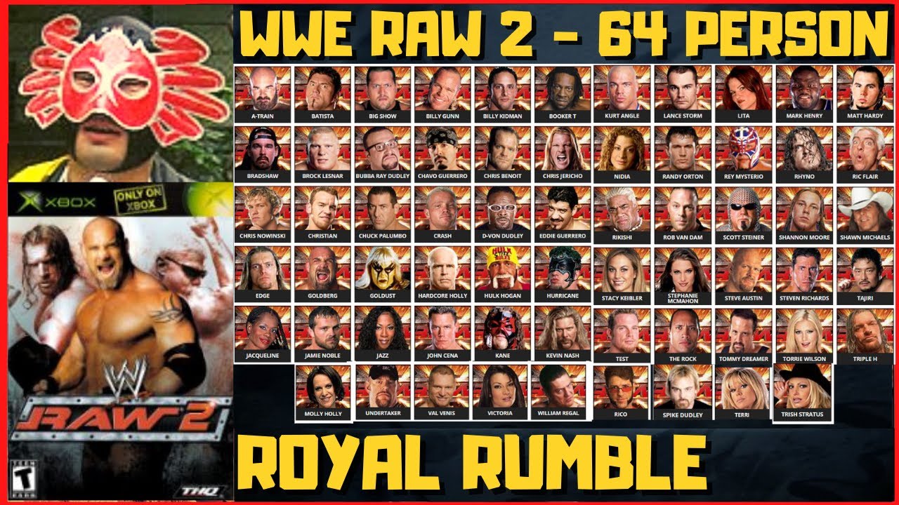 WWE Raw 2 - 64 Person Royal Rumble (Xbox)