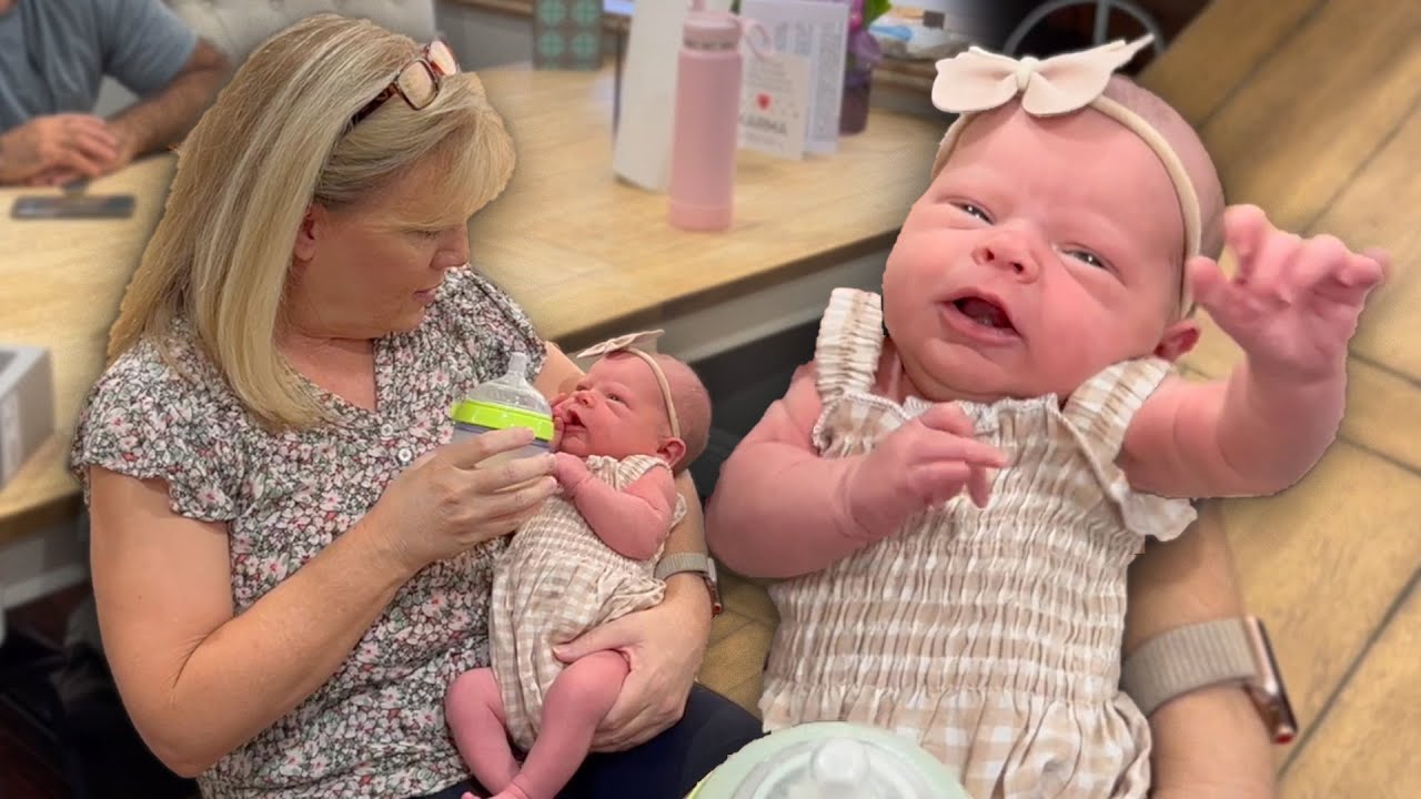 ONE WEEK OLD ON HER DUE DATE!