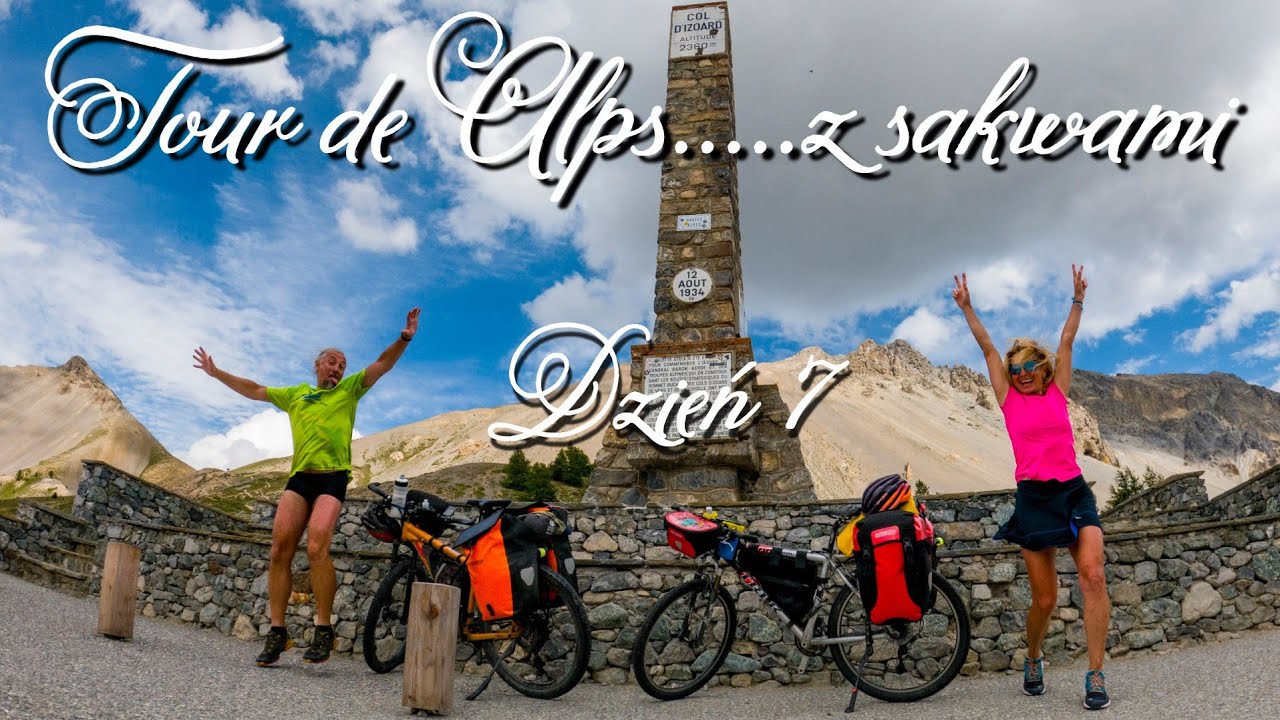 Col d'Izoard. Przepiękny, ekscytujący i na koniec z adrenaliną. Dzień 7. TOUR DE ALPS Z SAKWAMI. 