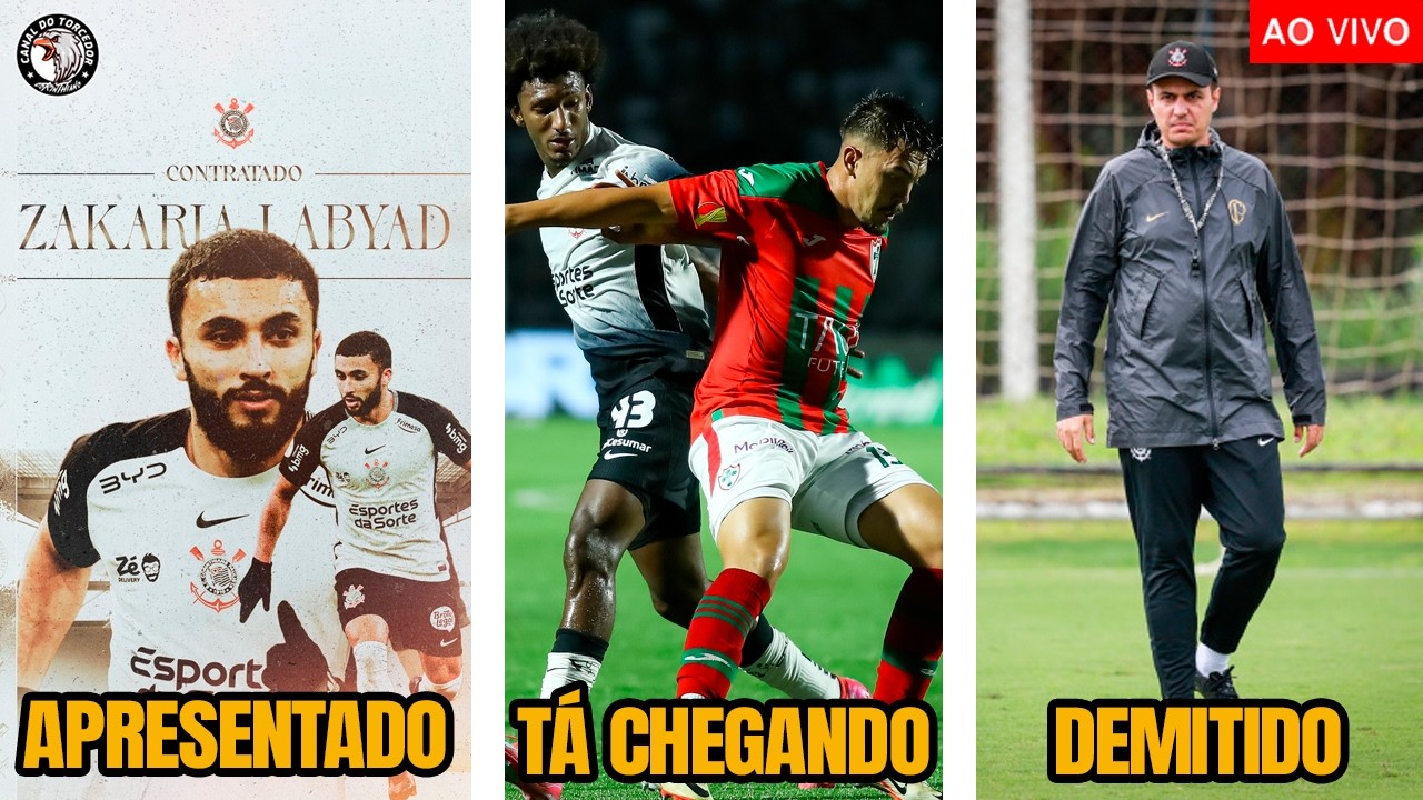 CORINTHIANS ANUNCIA ZAKARIA LABYAD | TÉCNICO DO FEMININO DEMITIDO | DECISÃO AMANHÃ E +