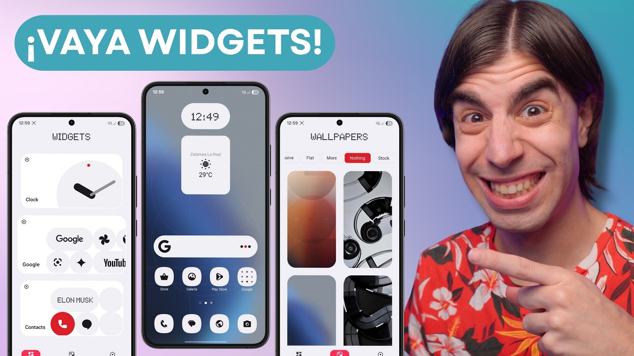 C&oacute;mo instalar los widgets, iconos y wallpapers de Nothing en cualquier Android